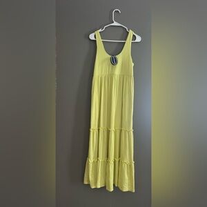 NWT Women's Yellow Maxi Dress